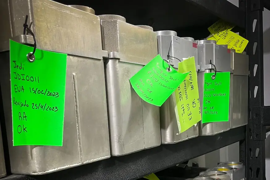 Reprocesamiento de tanques de alto voltaje